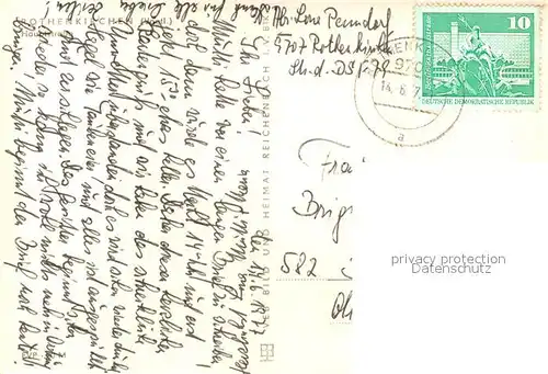 AK / Ansichtskarte Rothenkirchen_Vogtland Hauptstrasse  Rothenkirchen_Vogtland