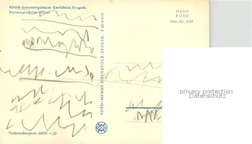 AK / Ansichtskarte Carlsfeld_Erzgebirge Weitersglash?tte  Carlsfeld Erzgebirge