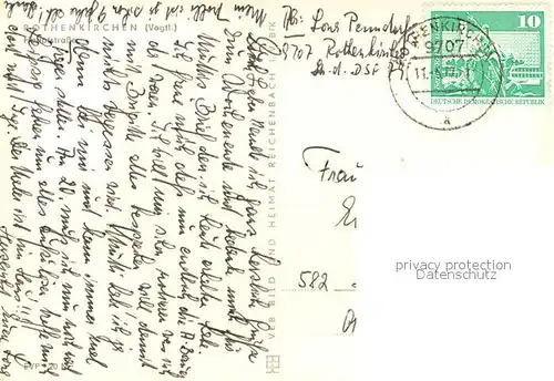 AK / Ansichtskarte Rothenkirchen_Vogtland Hauptstrasse  Rothenkirchen_Vogtland