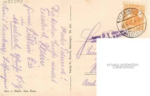 AK / Ansichtskarte Leintrey Ruinen Leintrey