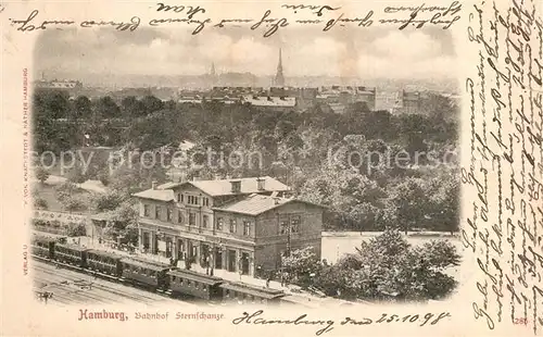 AK / Ansichtskarte Hamburg Bahnhof Sternschanze Hamburg