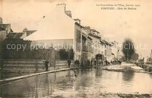 AK / Ansichtskarte Pontoise_Val d_Oise Quai du Pothuis 