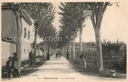 AK / Ansichtskarte Montmerle sur Saone Le Boulevard Montmerle sur Saone