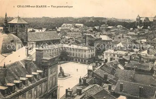 AK / Ansichtskarte Chalons sur Marne_Ardenne Vue panoramique Chalons sur Marne Ardenne