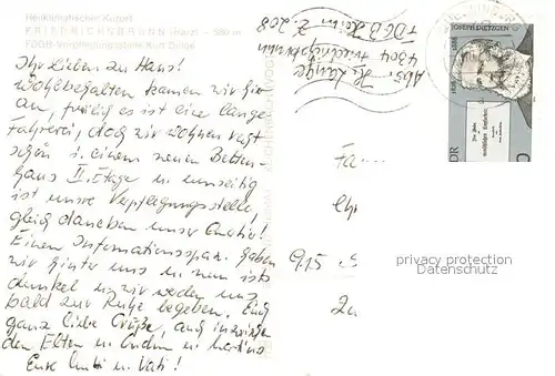 AK / Ansichtskarte Friedrichsbrunn_Harz FDGB Verpflegungsstelle Kurt Dilge Friedrichsbrunn Harz