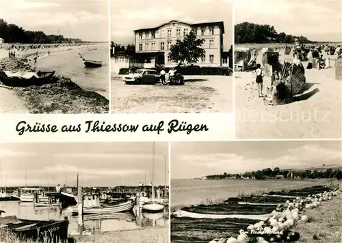 AK / Ansichtskarte Thiessow_Ostseebad_Ruegen Strandpartien Thiessow_Ostseebad_Ruegen