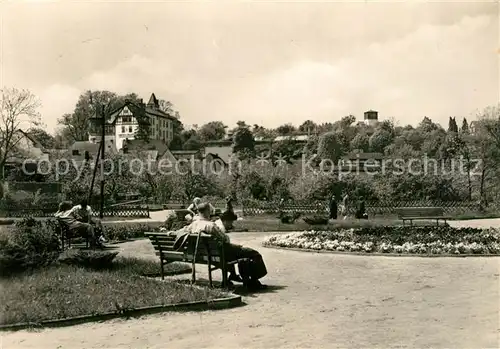 AK / Ansichtskarte Bad_Buckow_Maerkische_Schweiz Stadtpark Bad_Buckow