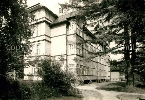 AK / Ansichtskarte Oberhof_Thueringen FDGB Erholungsheim Glueckauf Oberhof Thueringen