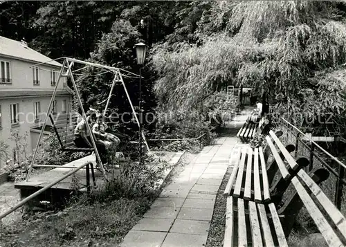 AK / Ansichtskarte Pobershau Park Pobershau