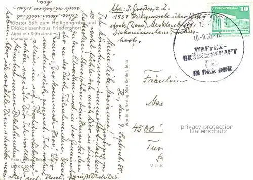 AK / Ansichtskarte Heiligengrabe Kloster Stift Diakonissenhaus Friedenshort Abtei mit Stiftskirche Mutterhaus Heiligengrabe