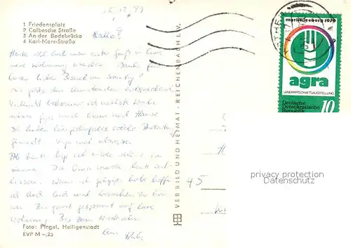 AK / Ansichtskarte Stassfurt Friedensplatz Calbesche Str Bodebruecke Karl Marx Str Stassfurt