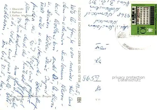 AK / Ansichtskarte Gehringswalde Panorama Rathaus Kaffee Warmbad Gehringswalde