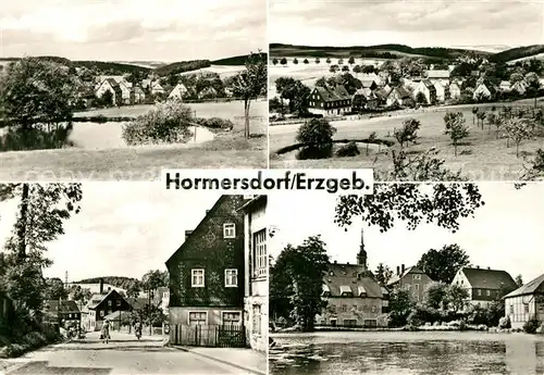 AK / Ansichtskarte Hormersdorf_Erzgebirge Teilansichten 