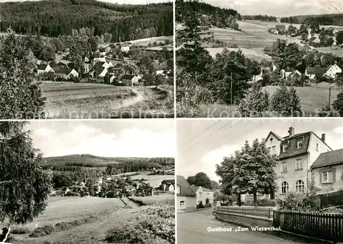 AK / Ansichtskarte Hohendorf_Vogtland Teilansichten Gasthaus Zum Wiesenthal Hohendorf_Vogtland