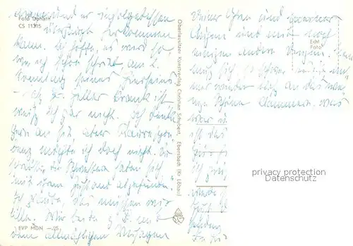 AK / Ansichtskarte Bernstadt_Eigen Kirche 