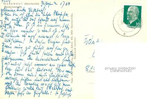 AK / Ansichtskarte Herrnhut Comeniusstrasse Herrnhut