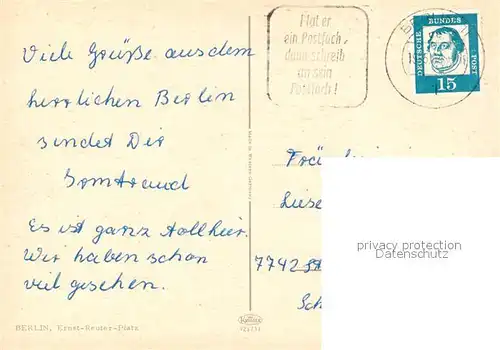 AK / Ansichtskarte Berlin Ernst Reuter Platz Berlin