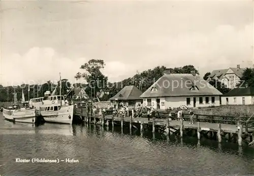 AK / Ansichtskarte Kloster_Hiddensee Hafen Kloster_Hiddensee