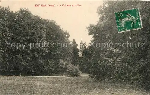 AK / Ansichtskarte Estissac Le Chateau et le Parc Estissac