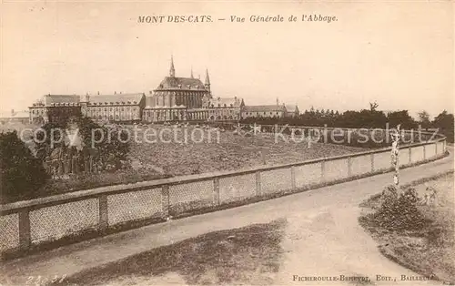 AK / Ansichtskarte Mont_des_Cats Vue generale de l Abbaye 
