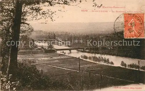 AK / Ansichtskarte Saint Gaudens La Garonne sur Velentins Saint Gaudens
