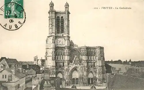 AK / Ansichtskarte Troyes_Aube La Cathedrale Troyes Aube