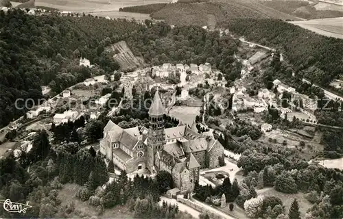 AK / Ansichtskarte Clervaux Abbaye St Maurice et St Maur Vue aerienne Clervaux