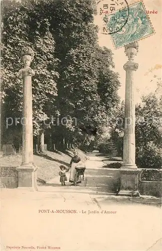 AK / Ansichtskarte Pont a Mousson Le Jardin d Amour Pont a Mousson