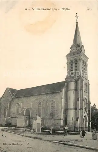 AK / Ansichtskarte Villiers en Lieu Eglise Villiers en Lieu