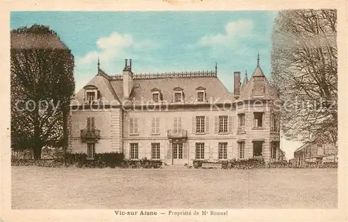 AK / Ansichtskarte Vic sur Aisne Propriete de Mr Bonnel Vic sur Aisne