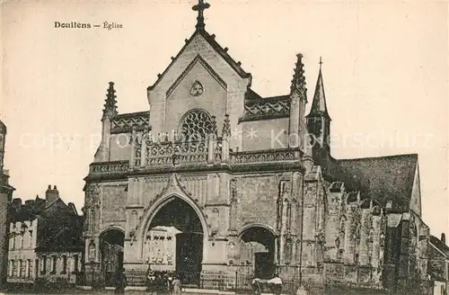 AK / Ansichtskarte Doullens_Somme Eglise Doullens_Somme