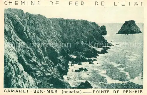 AK / Ansichtskarte Camaret sur Mer Pointe de Pen Hir Camaret sur Mer