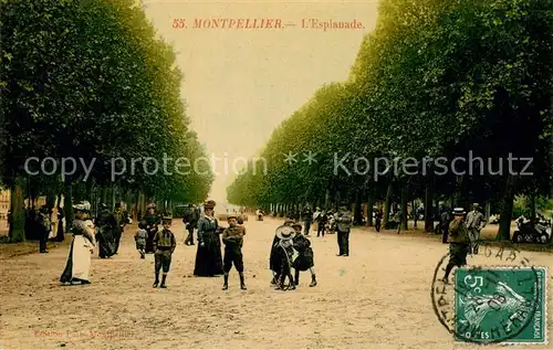 AK / Ansichtskarte Montpellier_Herault Esplanade Montpellier Herault