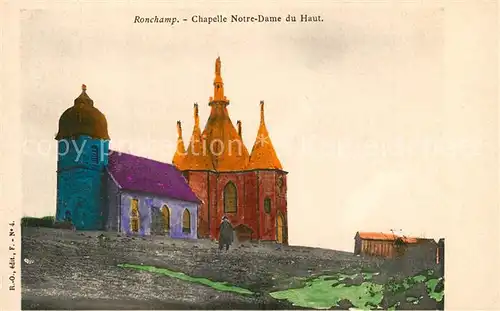 AK / Ansichtskarte Ronchamp_Haute_Saone Chapelle Notre Dame du Haut Ronchamp_Haute_Saone