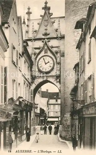 AK / Ansichtskarte Auxerre Horloge Auxerre