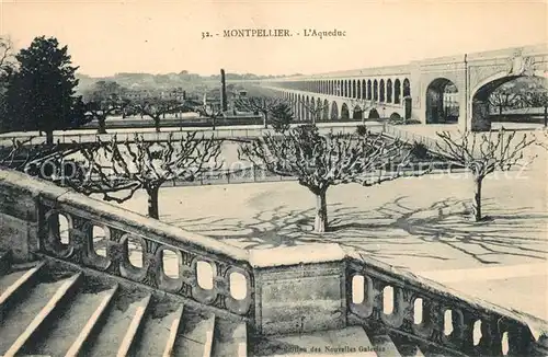 AK / Ansichtskarte Montpellier_Herault Aqueduc Montpellier Herault
