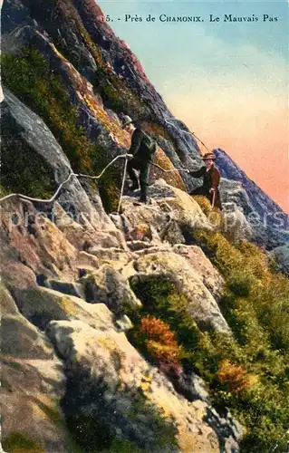 AK / Ansichtskarte Chamonix Le Mauvais Pas Chamonix
