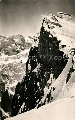 AK / Ansichtskarte Chamonix Mont Blanc en hiver Depart de la Piste du Brevent Chamonix