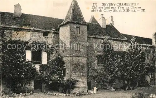 AK / Ansichtskarte Gevrey Chambertin Chateau bati par Yves de Chazan abbe de Cluny Gevrey Chambertin