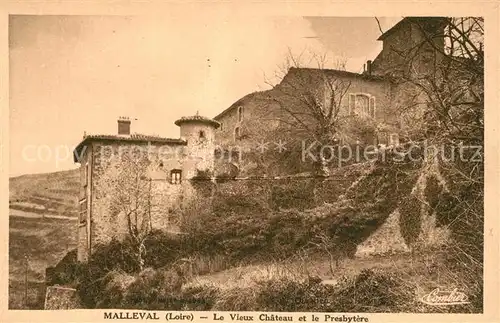 AK / Ansichtskarte Malleval Le Vieux Chateau et le Presbytere Malleval