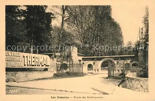 AK / Ansichtskarte Les_Camoins Entree des Etablissements 