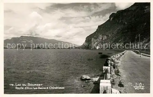 AK / Ansichtskarte Bourget du Lac_Savoie_Le Route dAix les Bains a Chindrieux Bourget du Lac_Savoie_Le