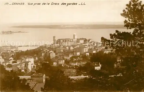 AK / Ansichtskarte Cannes_Alpes Maritimes Vue prise de la Croix des gardes Cannes Alpes Maritimes