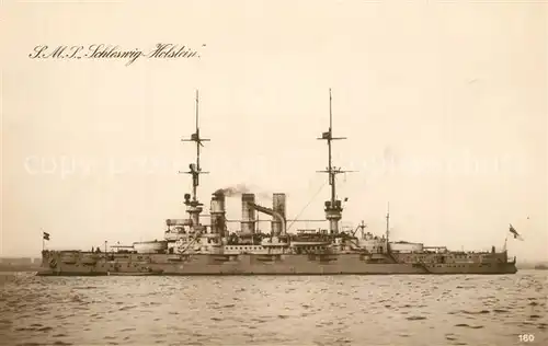 AK / Ansichtskarte Marine S.M.S. Schleswig Holstein 