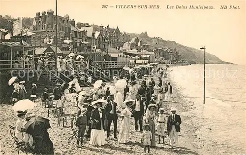 AK / Ansichtskarte Villers sur Mer Les Bains Municipaux Villers sur Mer