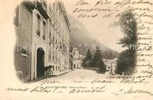 AK / Ansichtskarte Les_Eaux Chaudes Hotel de France Les_Eaux Chaudes