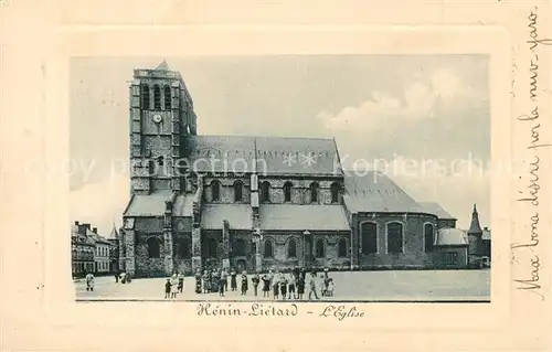 AK / Ansichtskarte Henin Lietard Eglise Kirche Henin Lietard