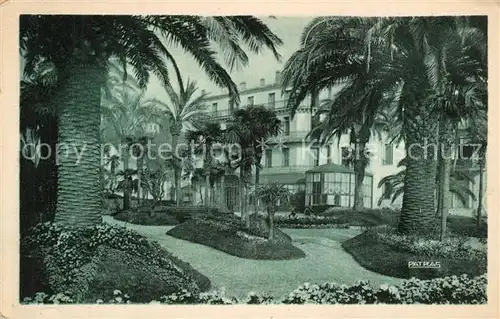 AK / Ansichtskarte Cannes_Alpes Maritimes Jardins de l Hotel du Pavillon des palmiers Cannes Alpes Maritimes