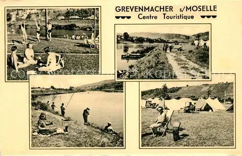 AK / Ansichtskarte Grevenmacher_Luxembourg Centre Touristique Camping des pecheurs Grevenmacher Luxembourg