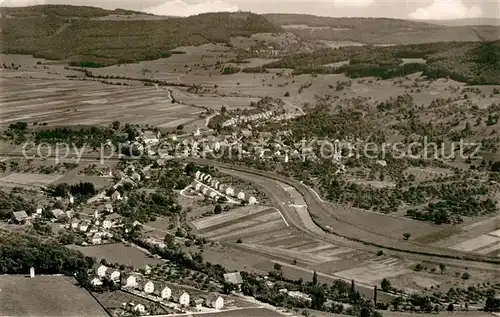 AK / Ansichtskarte Oberlauchringen Fliegeraufnahme Oberlauchringen